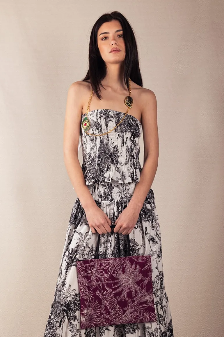 Conjunto Fabiana Palms grey - The Nook Store