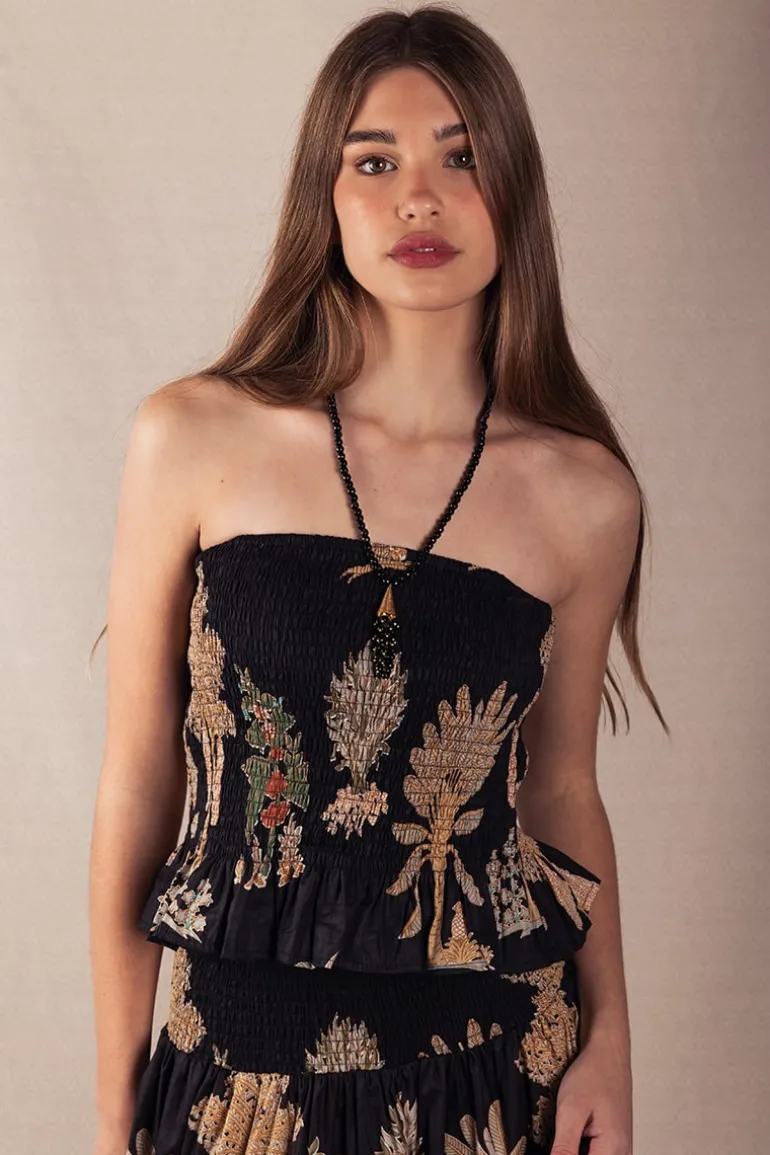 Conjunto Fabiana Tropical Negro - The Nook Store