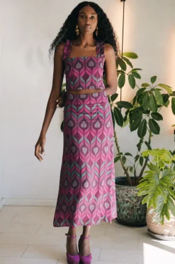 Conjunto Pipa Leaves Pink - The Nook Store