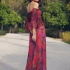 Conjunto Sindia Flores Rosas y Moradas - The Nook Store