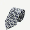 Corbata Blanca Flores - The Nook Store