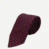 Corbata Burdeos Squares - The Nook Store