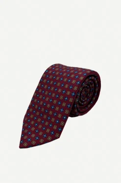 Corbata Burdeos Squares - The Nook Store