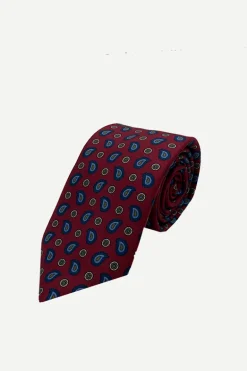 Corbata Cachemira Burdeos - The Nook Store