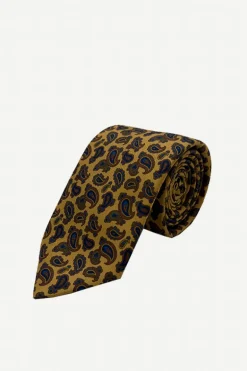Corbata Cachemira Mostaza - The Nook Store