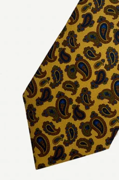 Corbata Cachemira Mostaza - The Nook Store