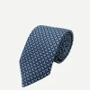 Corbata Flor de Lis Azul - The Nook Store