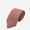 Corbata Flor de Lis Rojo - The Nook Store