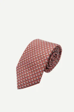Corbata Flor de Lis Rojo - The Nook Store