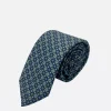 Corbata Flores Azul Marino - The Nook Store