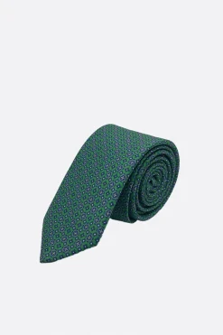 Corbata Flores Verde - The Nook Store