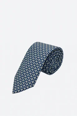 Corbata Geometría Azul Marino - The Nook Store