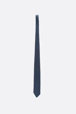 Corbata Geometría Azul Marino - The Nook Store
