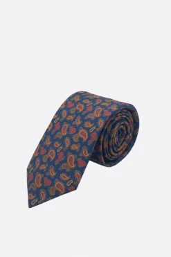 Corbata Paisley Azul - The Nook Store