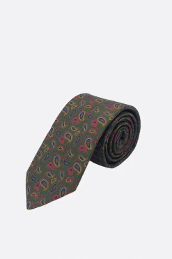 Corbata Paisley Verde - The Nook Store