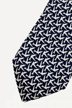 Corbata Pájaros Marino - The Nook Store