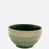 Cuenco Rayas Verdes - The Nook Store