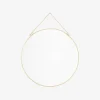Espejo Round Pendant | Con acabado dorado | The Nook Store