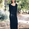 Falda Basic Punto Negra - The Nook Store