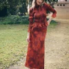 Falda Pipa Tie Dye Naranja - The Nook Store