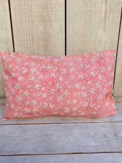 Funda de Cojín maxi flores 9 | Estampado rosado | The Nook Store