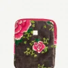 Funda de Tablet Cleo Gris Flores Grandes - The Nook Store