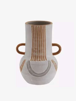 Jarrón Alto Terracota Gris - The Nook Store