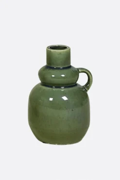 Jarrón Stoneware Green - The Nook Store