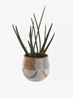 Jarrón Terracota Gris - The Nook Store
