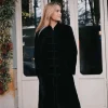 Kimono Camille Terciopelo Negro - The Nook Store