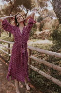 Kimono Nik Print Rosa - The Nook Store