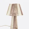 Lámpara de mesa yute rosa - The Nook Store