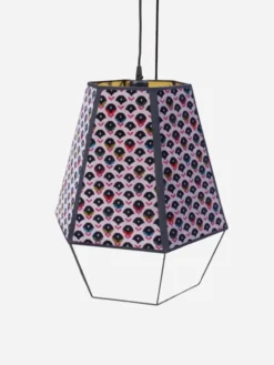 Lámpara de techo / Pantalla Velvet Rombo Formas Grey - The Nook Store
