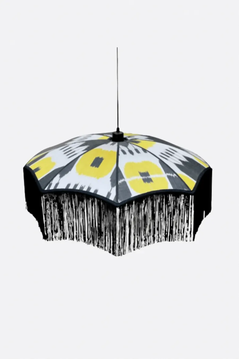 Lámpara de techo Seda Ikat Flecos - The Nook Store