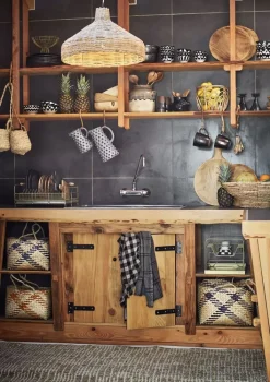 Lámpara Rattan techo - The Nook Store