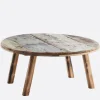 Mesa Café Madera Reciclada - The Nook Store