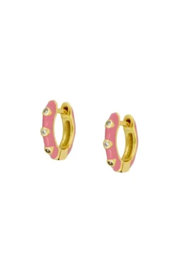 Mini Pendientes Flecha Acabados en Oro - THE NOOK STORE ✓