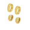 Mini Pendientes Flecha Acabados en Oro - THE NOOK STORE ✓