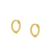 Mini Pendientes Flecha Acabados en Oro - THE NOOK STORE ✓