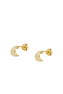 Mini Pendientes Flecha Acabados en Oro - THE NOOK STORE ✓