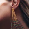 Mini Pendientes Trueno Turquesa - Joyitas | THE NOOK STORE
