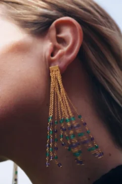 Mini Pendientes Trueno Turquesa - Joyitas | THE NOOK STORE