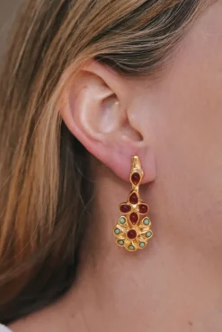 Mini Pendientes Trueno Turquesa - Joyitas | THE NOOK STORE