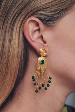 Mini Pendientes Trueno Turquesa - Joyitas | THE NOOK STORE