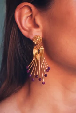 Mini Pendientes Trueno Turquesa - Joyitas | THE NOOK STORE