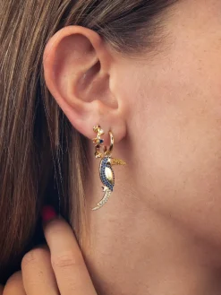Mini Pendientes Trueno Turquesa - Joyitas | THE NOOK STORE