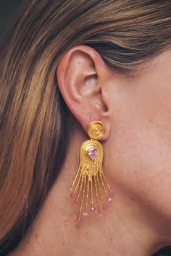 Mini Pendientes Trueno Turquesa - Joyitas | THE NOOK STORE