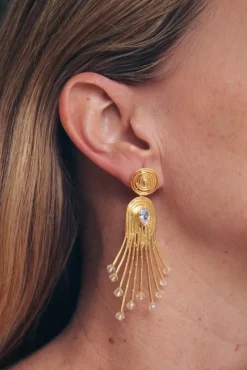 Mini Pendientes Trueno Turquesa - Joyitas | THE NOOK STORE