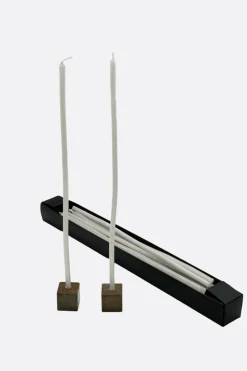 Mini Soporte con Vela Gris - The Nook Store