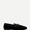 Mocasín Victoria Terciopelo Negro - The Nook Store